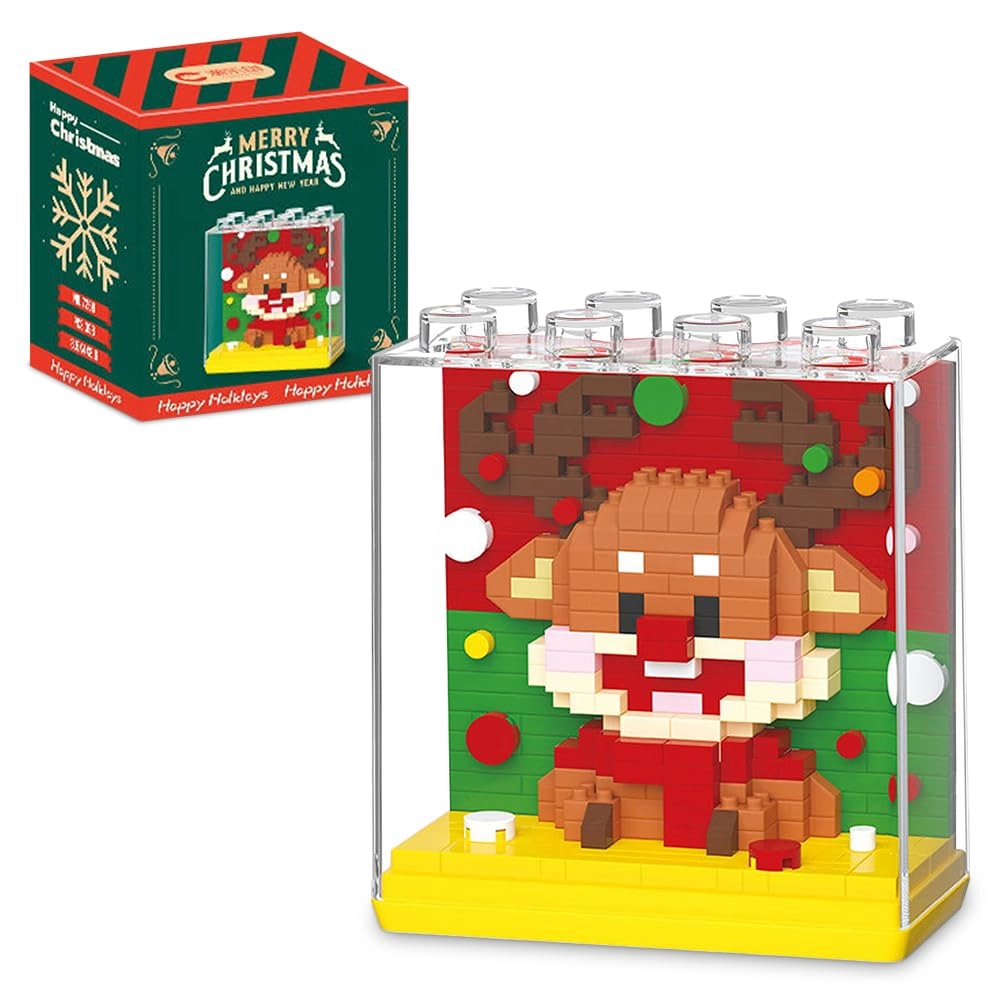 MIFKLMV Christmas Reindeer Building Blocks - Reindeer 398pcs