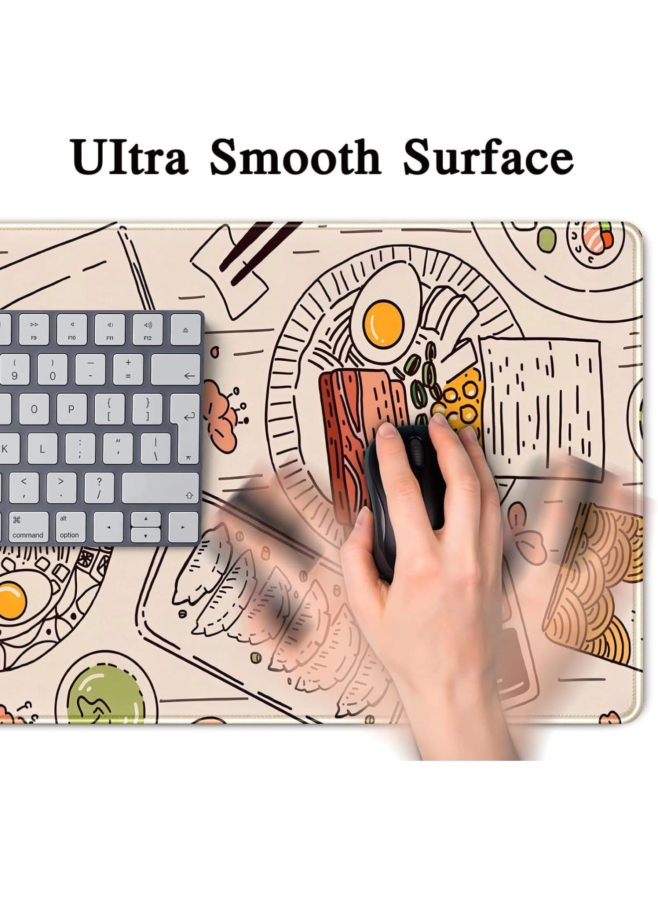 Boho Lycra Gaming Mouse Pad - 80x40 cm