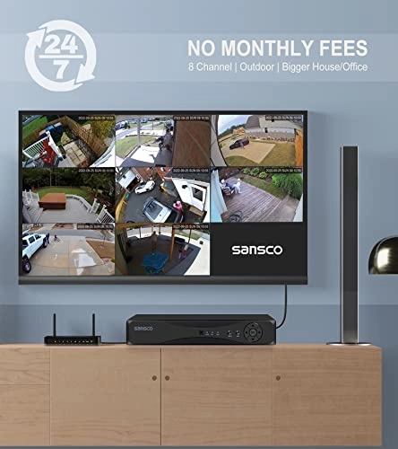 CCTV Camera System - 8x 8 Channel 1080p