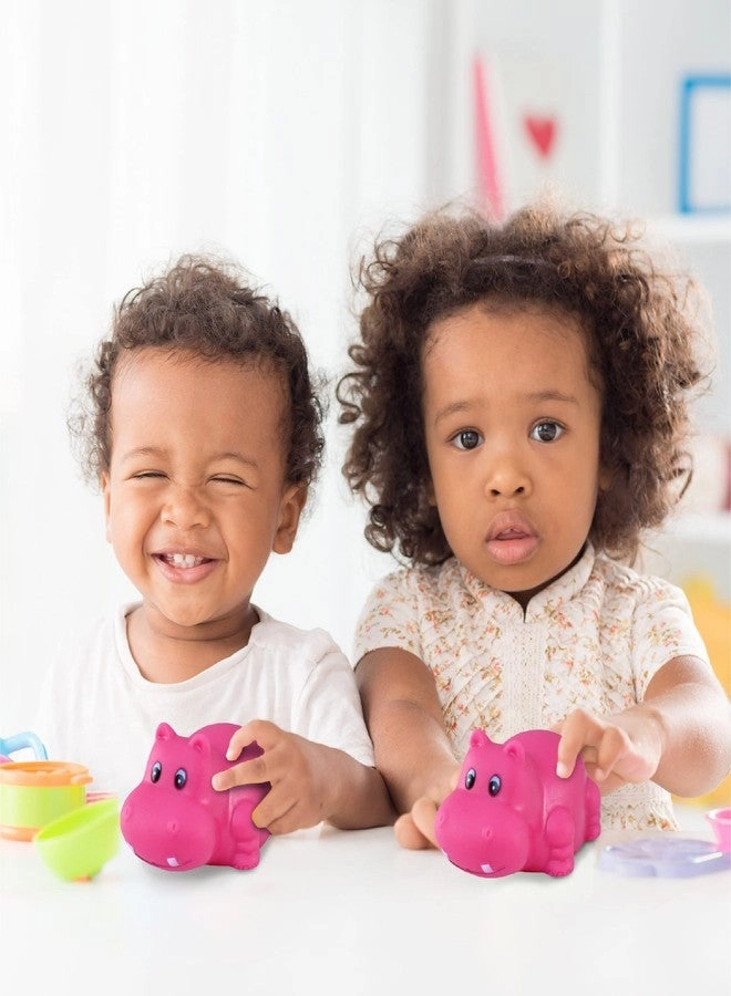 DolliBu Hippo Bath Buddy Squirter - Floating Pink