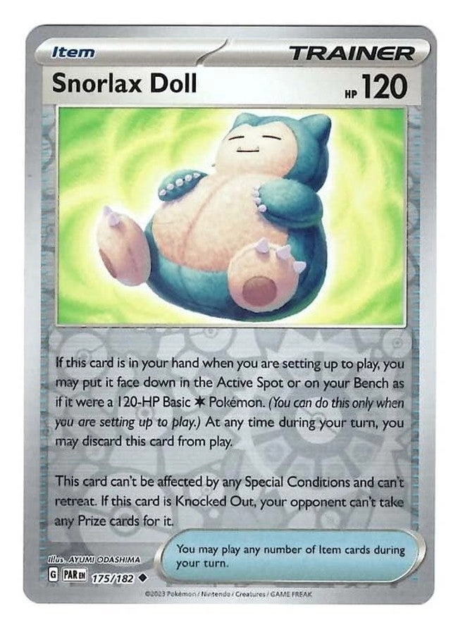 Pokémon Snorlax Doll 175/182 - Paradox Rift - Single Card