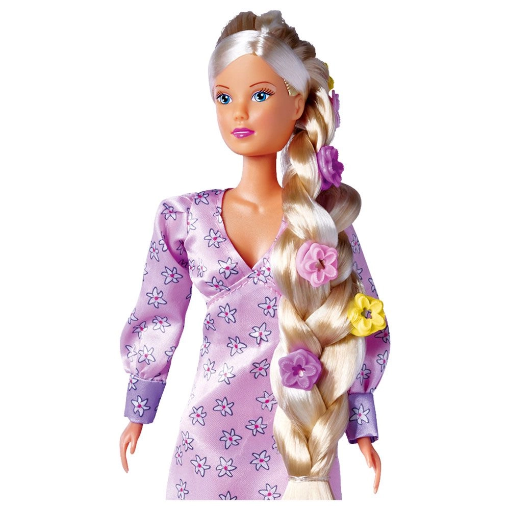 Steffi Love Flower Hair Doll Set - 29cm Girl Pink Ages 3+