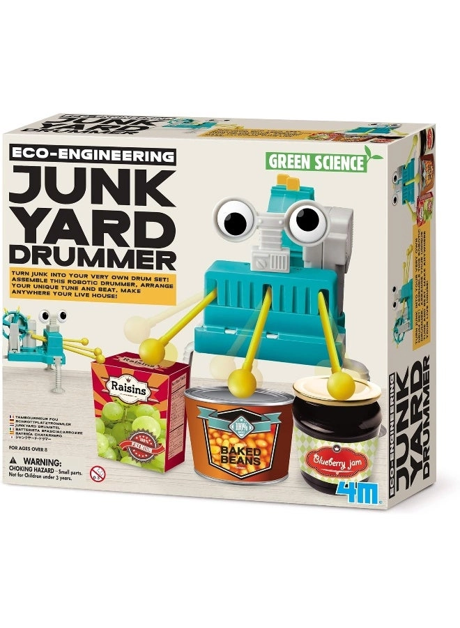 4M Junk Yard Drummer - Construction Kit Multi Color