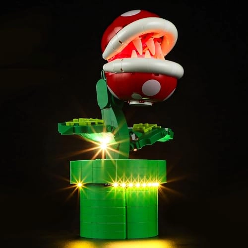 GEAMENT LED Light Kit - Compatible with Lego Super Mario Piranha Plant 71426