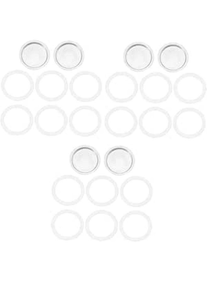 DECHOUS Silicone Filter Gasket Rings - 24 Pcs for Espresso Machine
