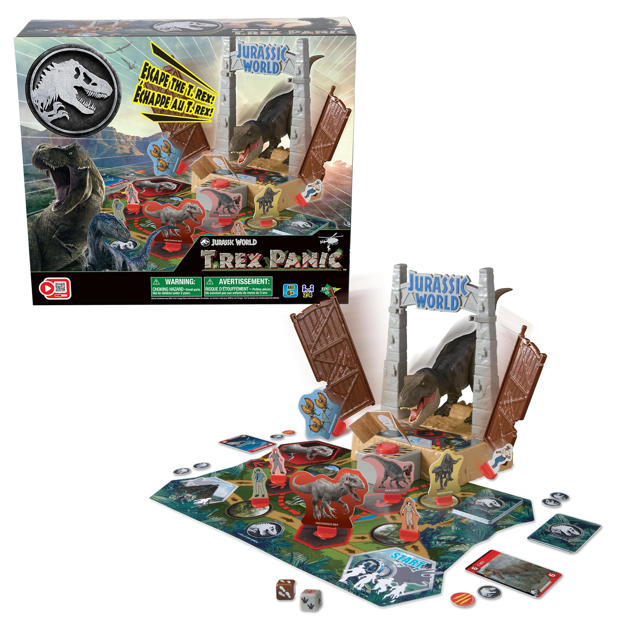 EPOCH Games Jurassic World T. Rex Panic