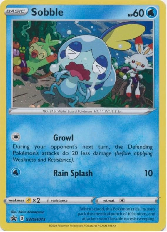 Pokémon Pokemon Sobble SWSH073 - English + Toploader