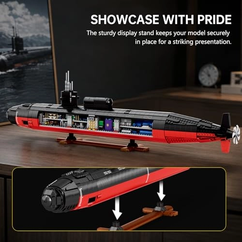 Los Angeles Class SSN Nuclear Submarine - 1:125 Building Set