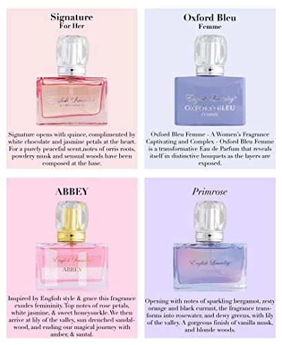 Signature for Her Eau de Parfum - 20ml + Oxford Bleu Femme Eau de Parfum - 20ml + Abbey Eau de Parfum - 20ml + Primrose Eau de Parfum - 20ml Pack of 4