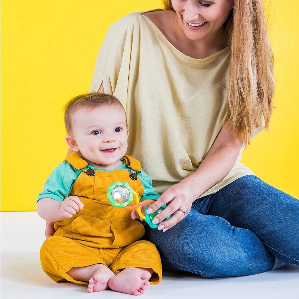 Rattle & Shake Barbell Toy - 3 months