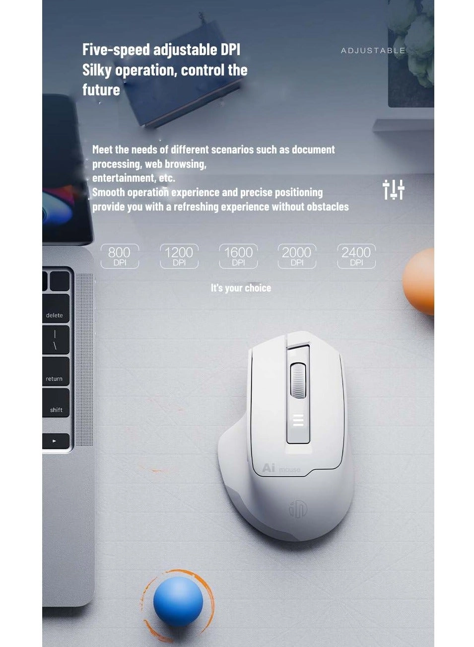S6 Smart Voice Mouse - Wireless