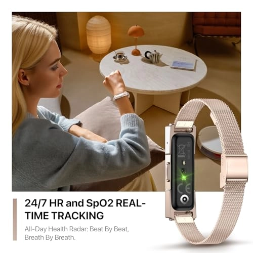Smart Health Wristband - 24/7 Full Sleep Tracker Continuous Heart Rate Tracking