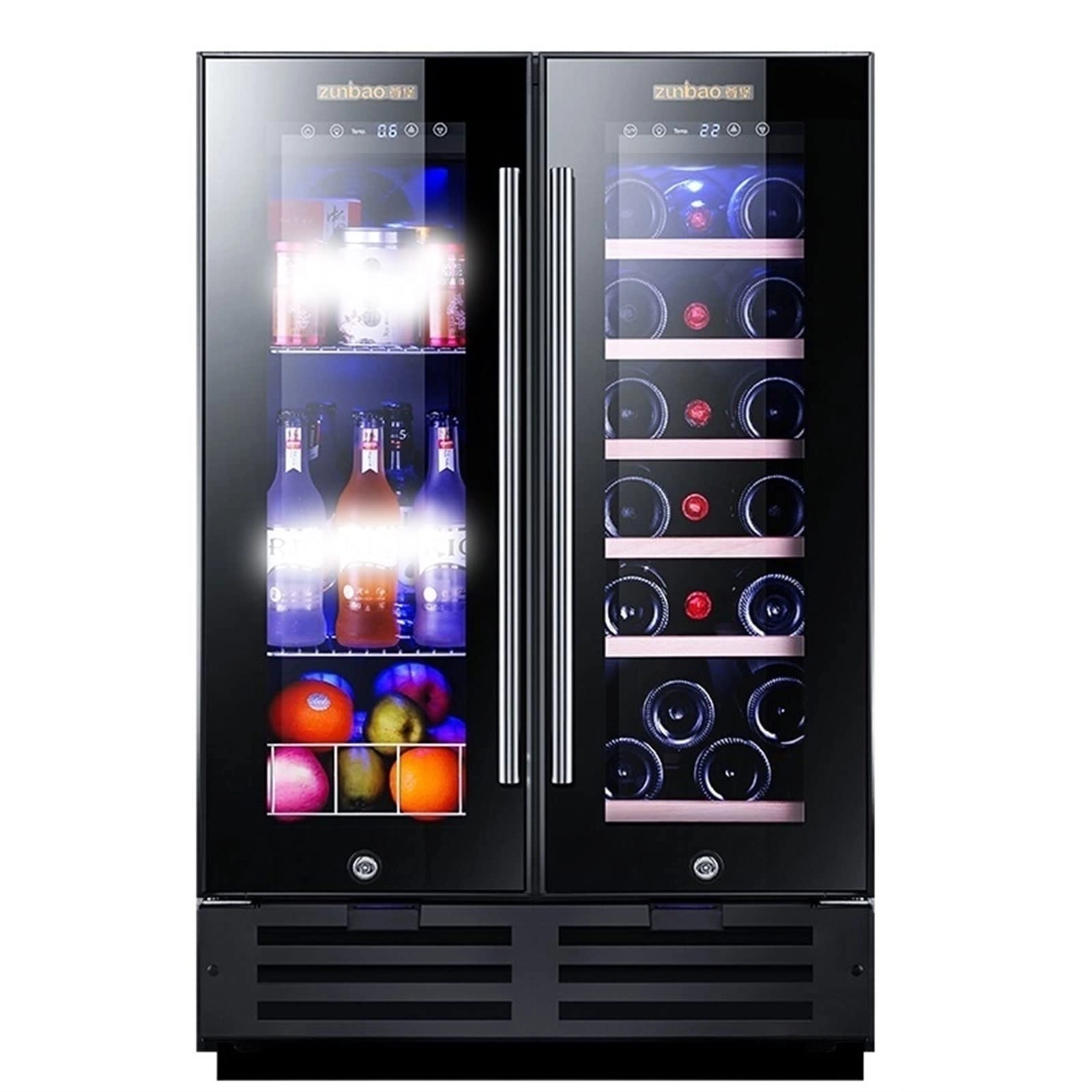 SKYRRA Beverage Cooler Refrigerator - Dual Zone
