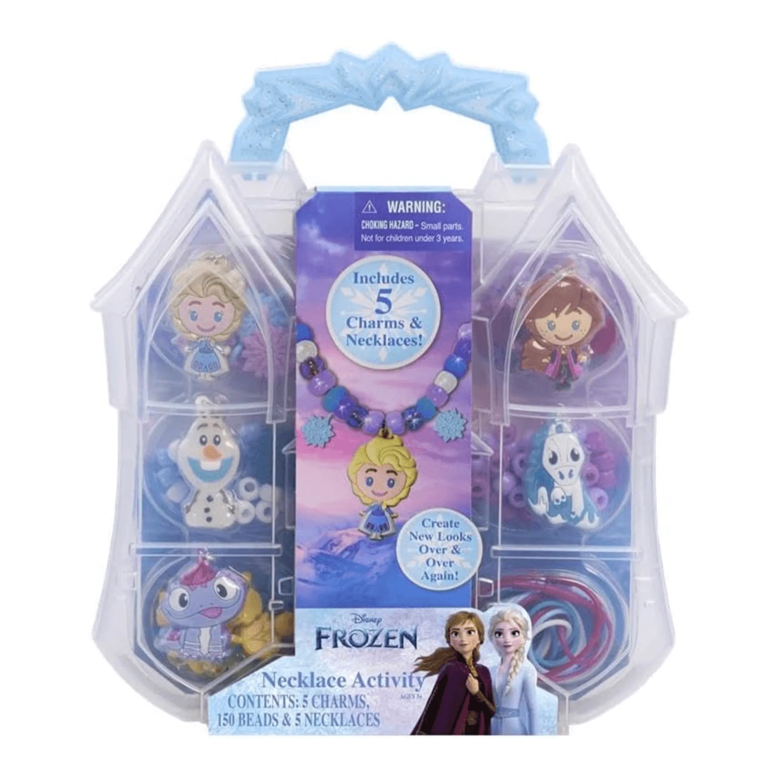 Frozen 2 Necklace Activity Set - over 150 beads 5 character charms