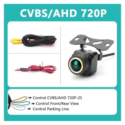 Intelligent Dynamic Trajectory Car Rear View Camera - Night Vision Wire 4K AHD 1080P