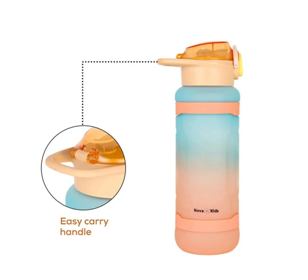 Water Bottle With Straw 1000 ml