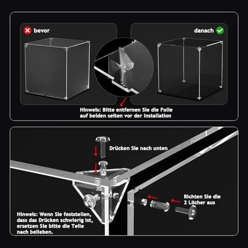 Acrylic Display Case - 35 x 35 x 35 cm