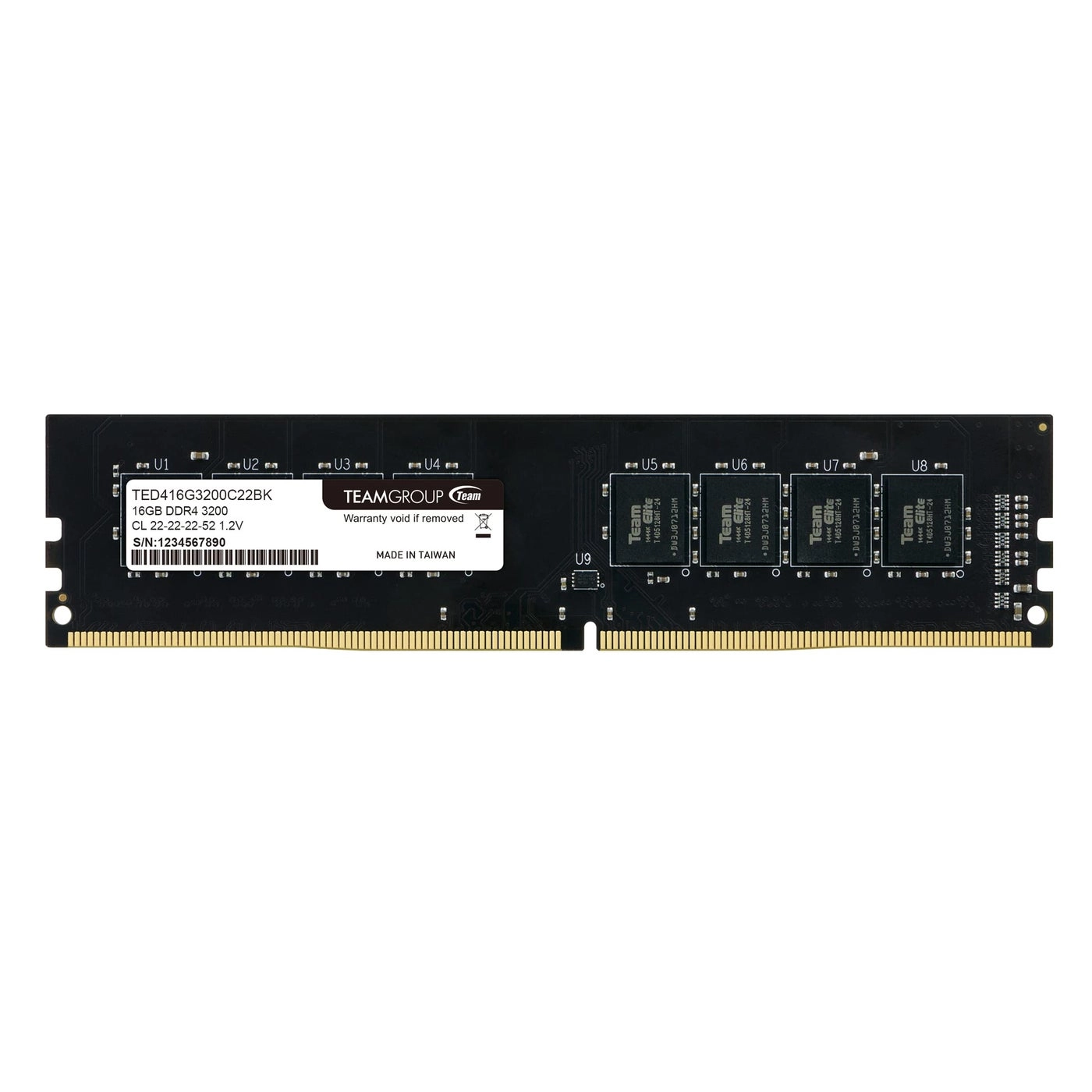 Team Group Elite DDR4 - 16GB 3200MHz UDIMM 288 Pin