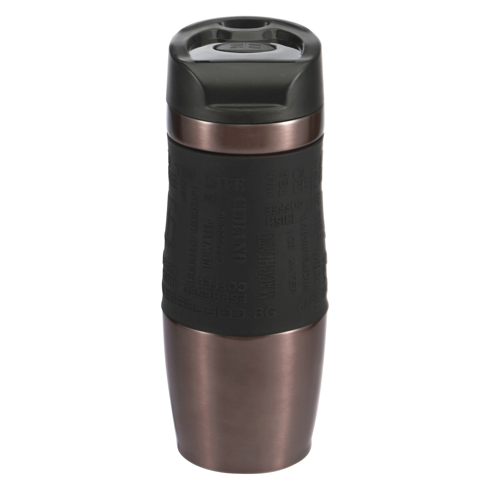 Bergner Stainless Steel Neon Classic Travel Mug - 400ml