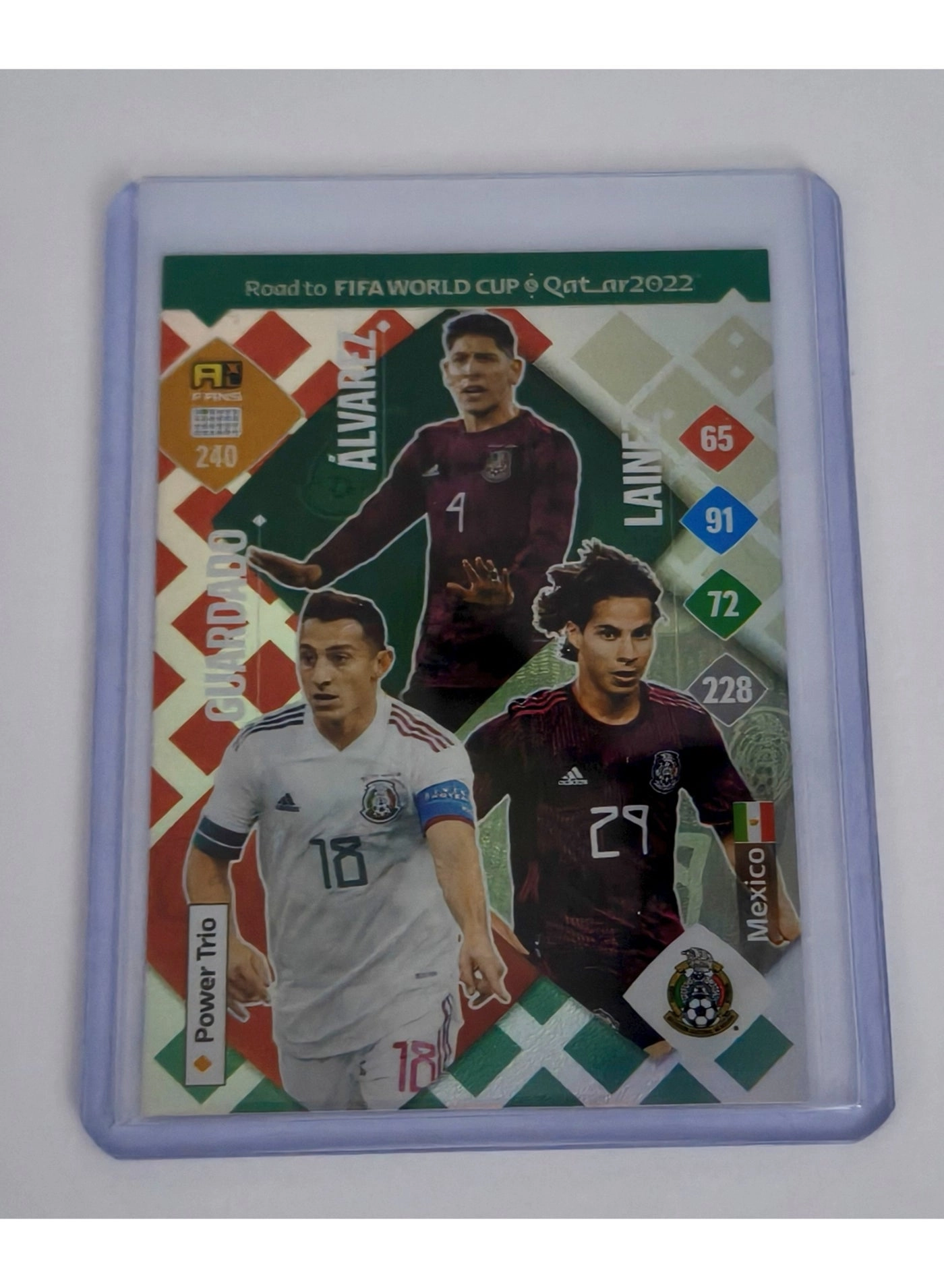 Panini Power Trio 2022 - Mexico Road To Qatar World Cup