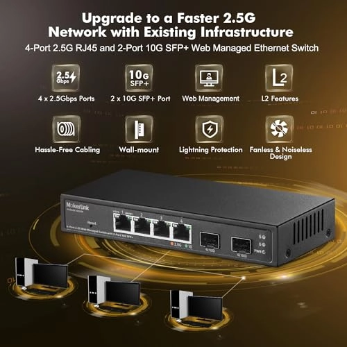 4x2.5G(Managed) 4-Ports