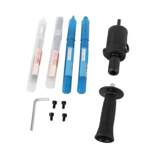 Conversion Head - Electric Drill to Hammer with Bits and Handle