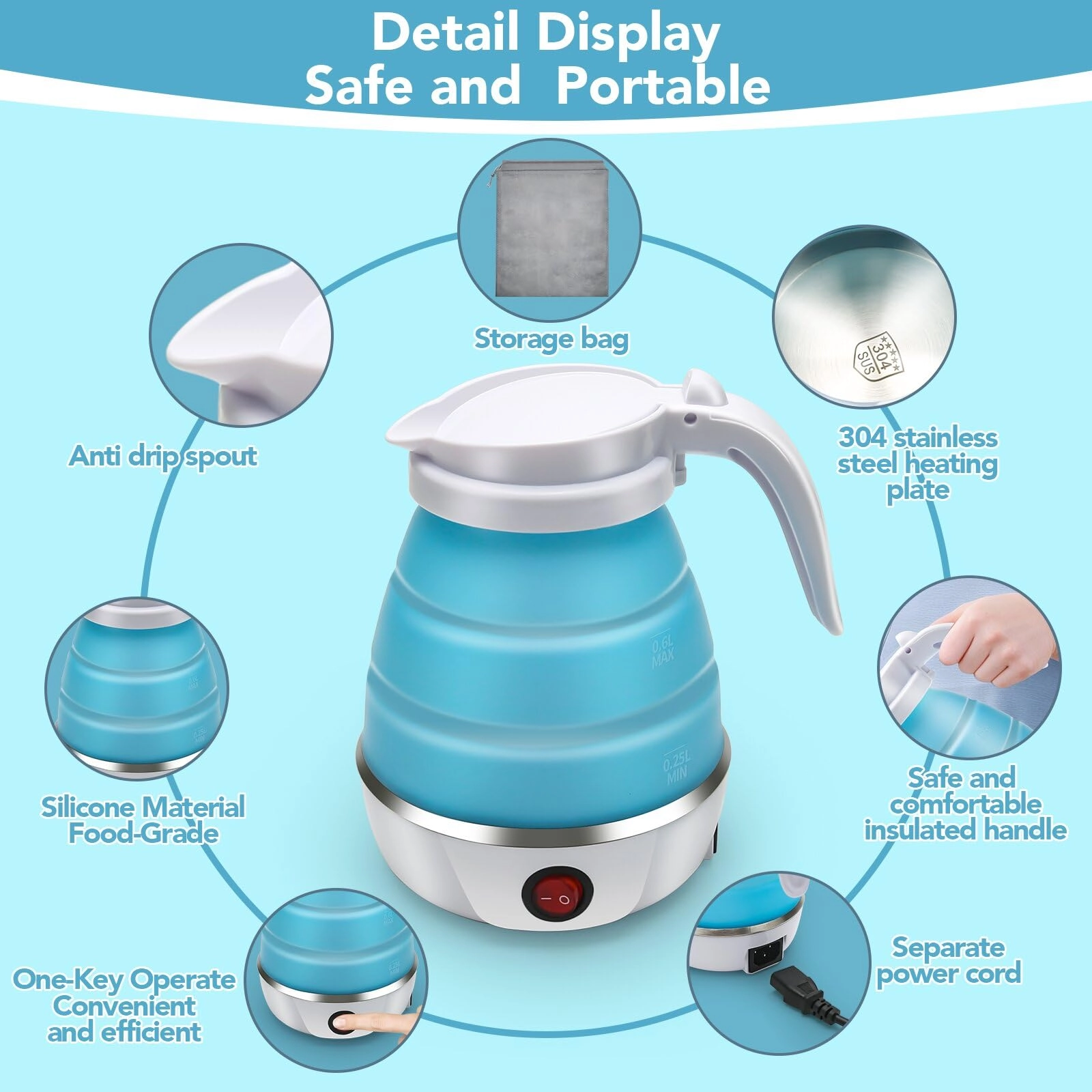 Travel Kettle WHH-649