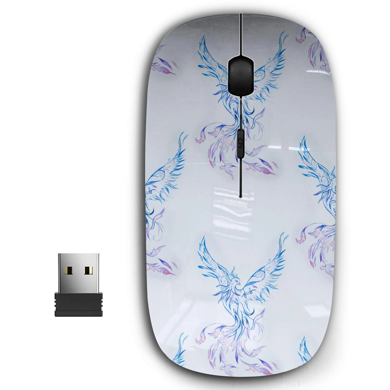 Ergonomic Portable Mouse - USB Wireless