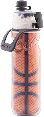 O2COOL Mist N' Sip Insulated Bottle - 2-in-1 Function Double-Wall Insulation