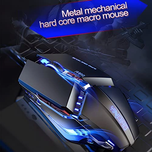 Seven-color Colorful Gaming Mouse - Wired