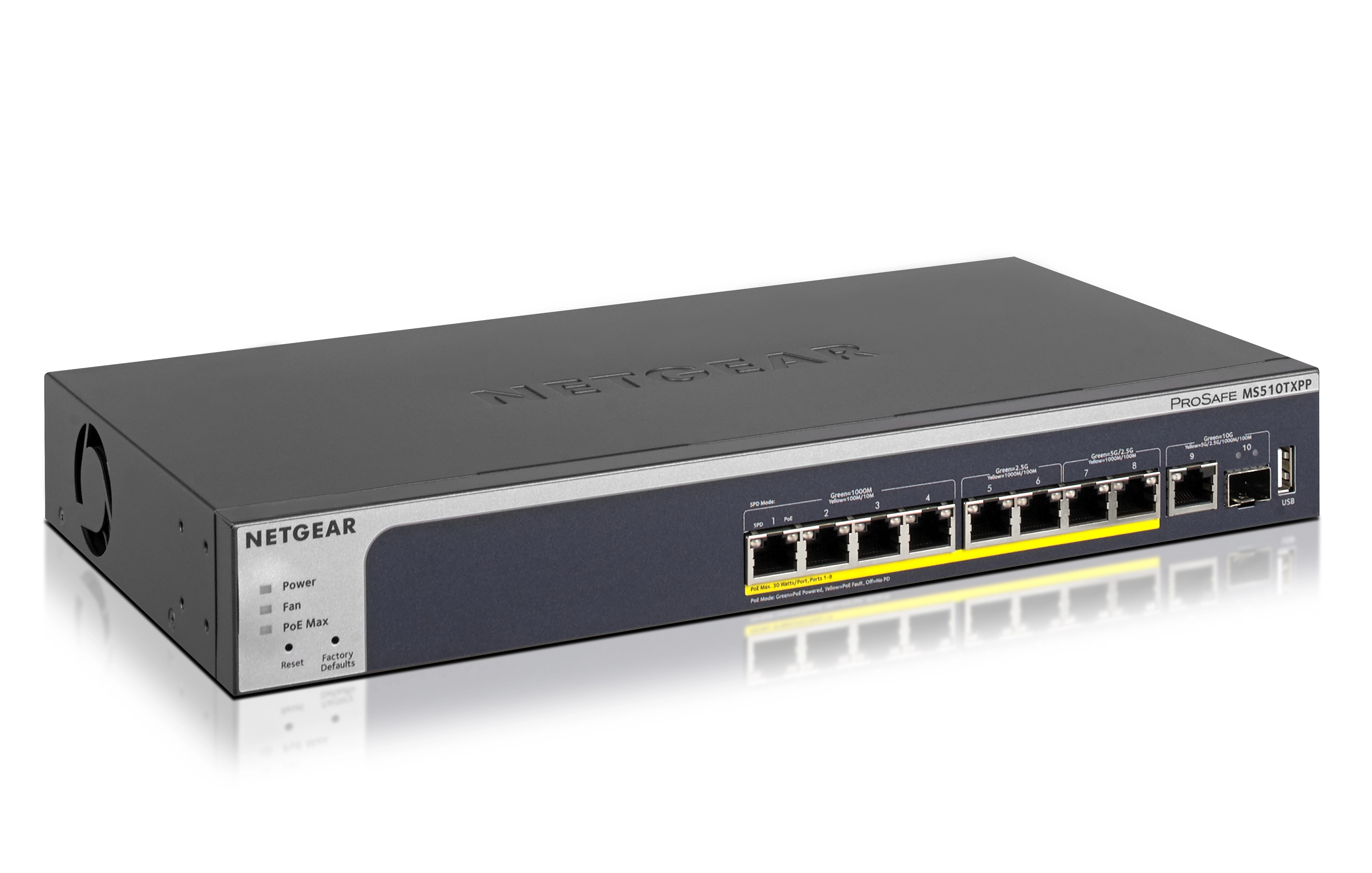 MS510TXPP-100NAS 10-Ports