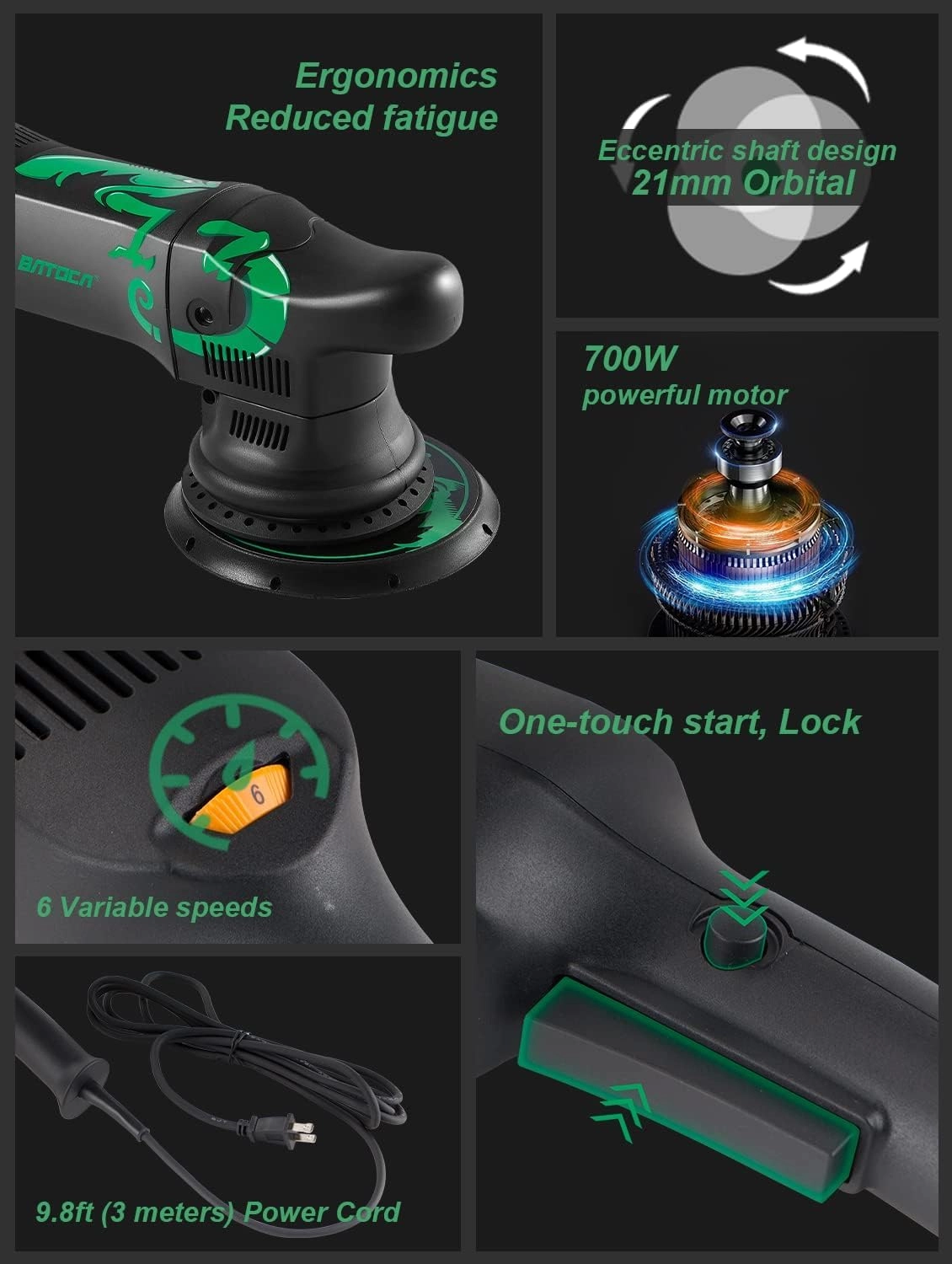 Dual Action Polisher - 700W 150mm