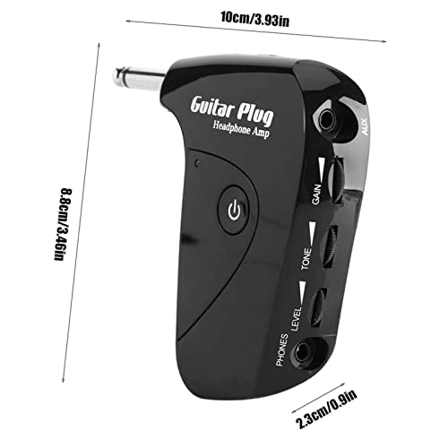 Mini Guitar Headphone Amplifier - 2*aaa batteries Classic British Rock Sound