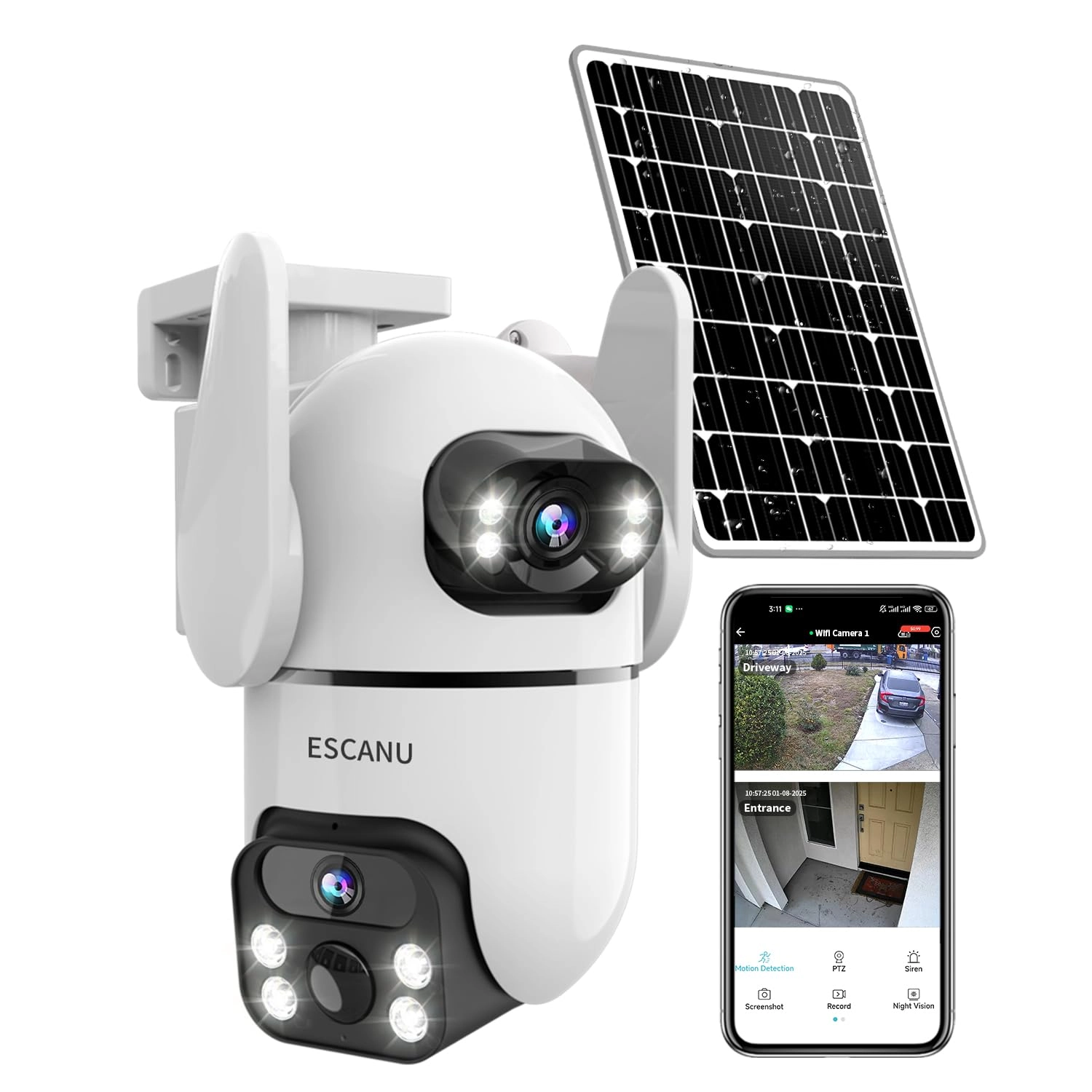 ESCANU OUTDOOR SECURITY CAMERA 2K