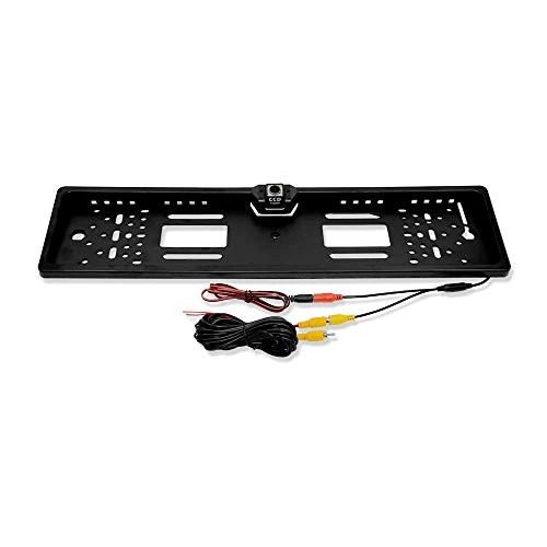 License Plate Frame with Camera - 12-LED Night Vision 704x576