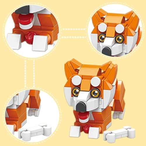 Dog Animals Building Block Sets - Shiba Inu 123pcs