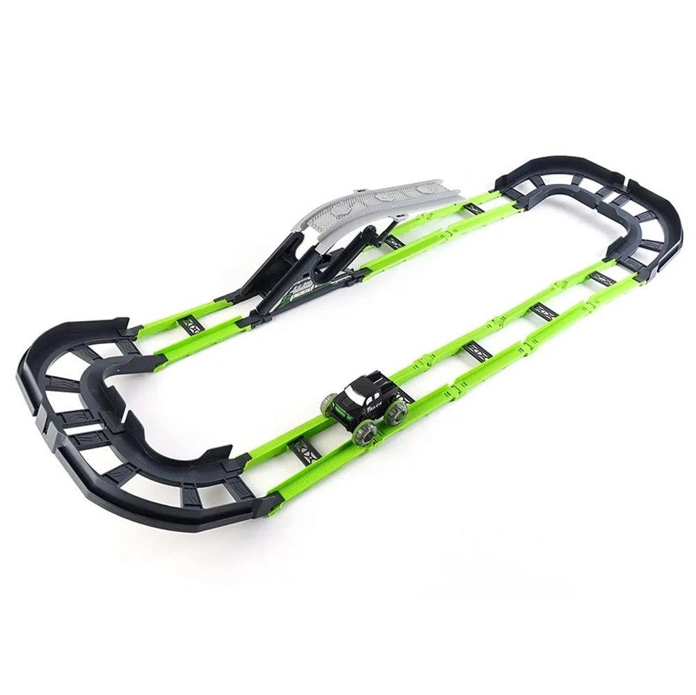 D-Power Rolling Stunt Car Track - 54 Pcs