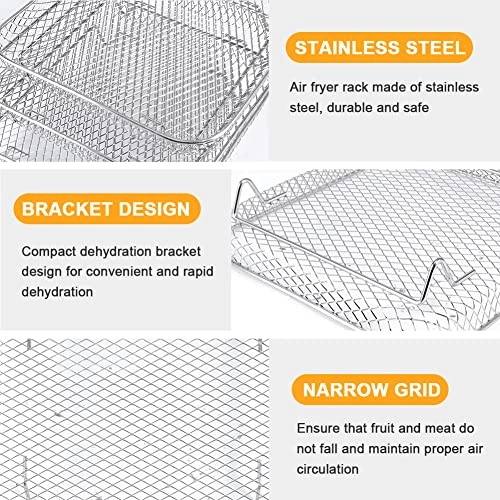 Square Air Fryer Rack - Stainless Steel 1pc