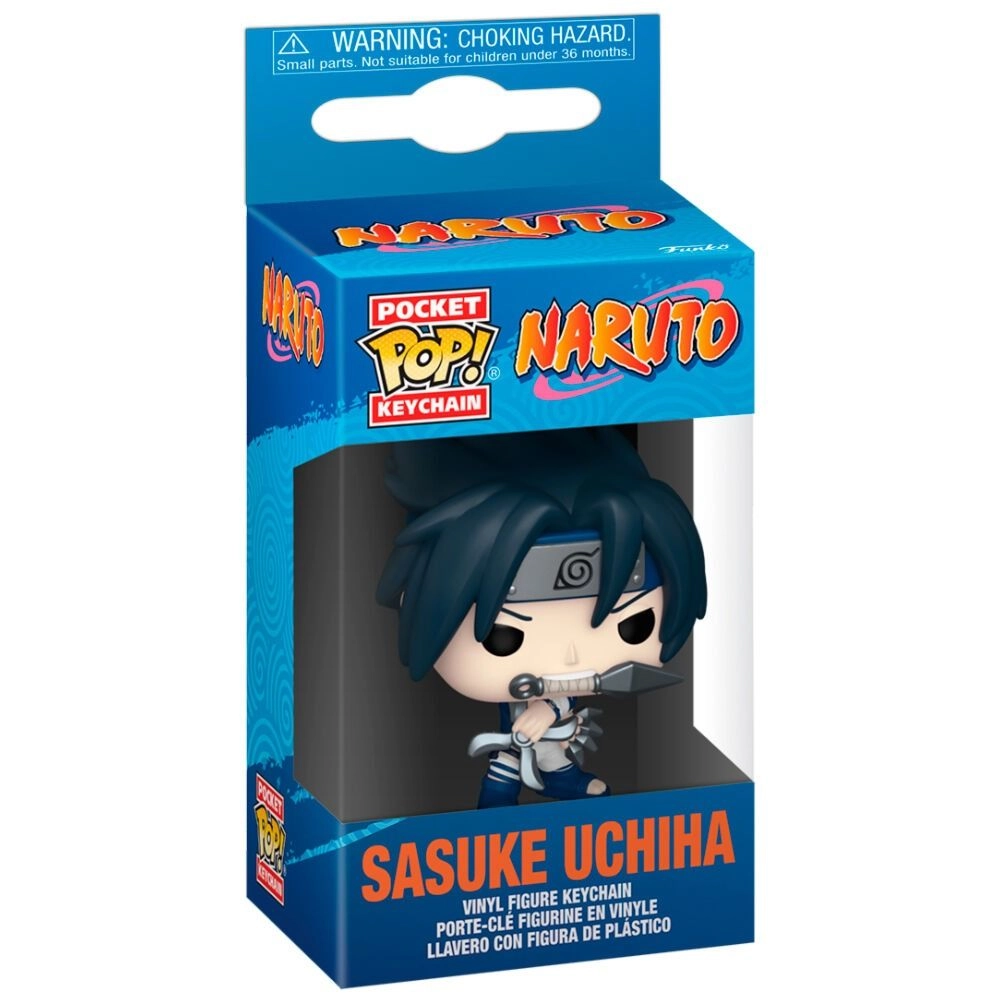 Pocket Pop! Animation: Naruto Classic Sasuke Keychain - Naruto Shippuden