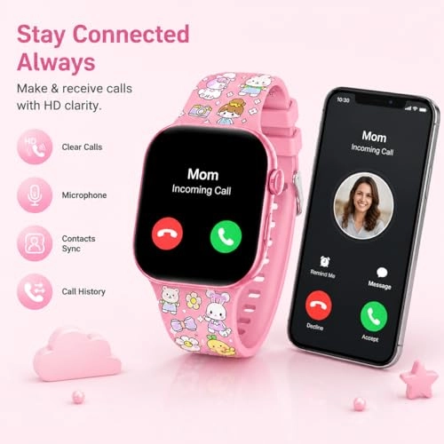Kids Smart Watch + Wireless Earbuds 45.7mm GPS