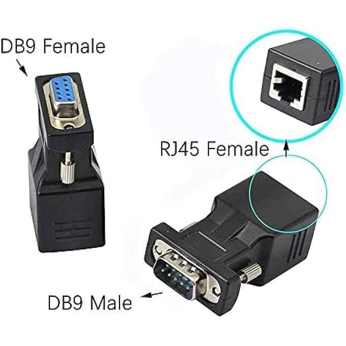 DB9 TO RJ45 SERIAL ADAPTER