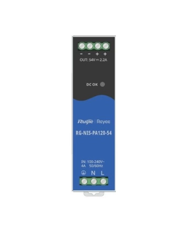 RG-NIS-PA120-54 - 54V 120W IEEE 802.3af/at/bt Gigabit