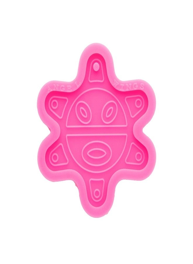 Angel Wings Sun Shape Keychain Mold - Silicone Resin