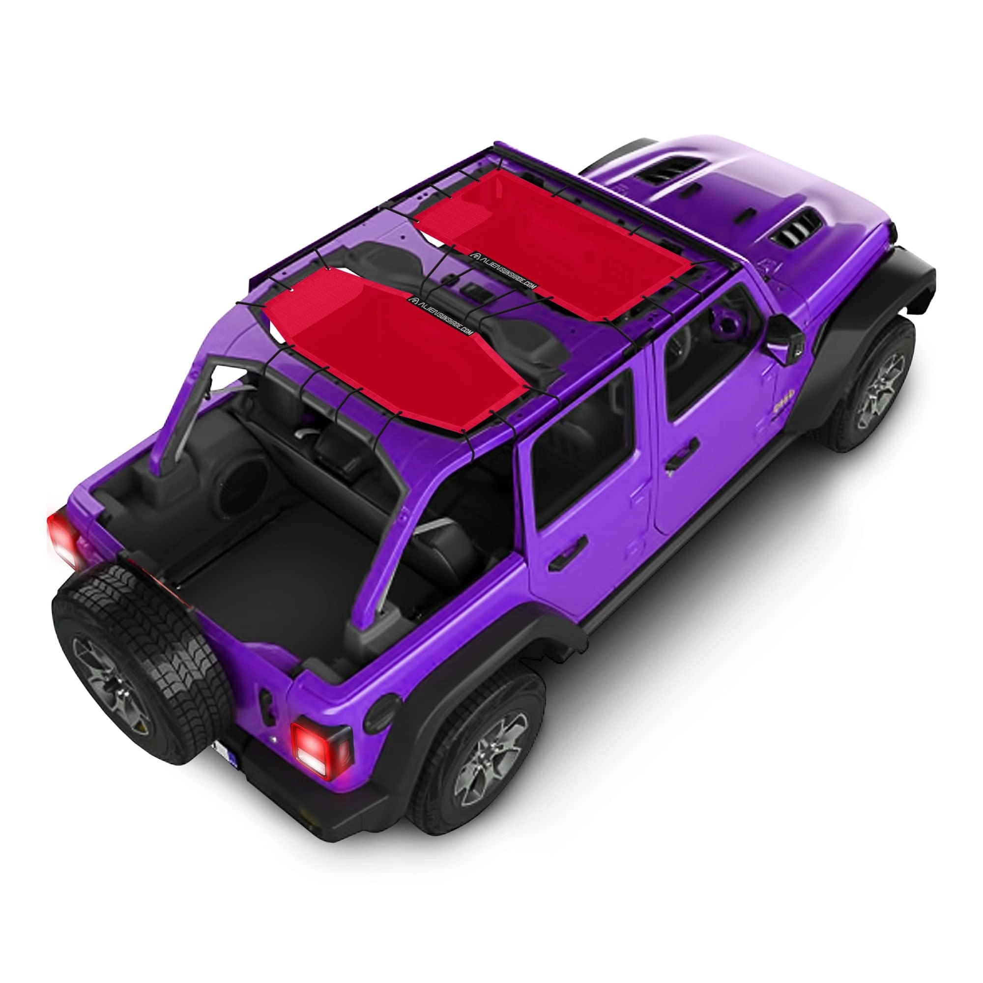 ALIEN SUNSHADE 2-Piece Front & Rear Sun Shade - Jeep Wrangler 2018+