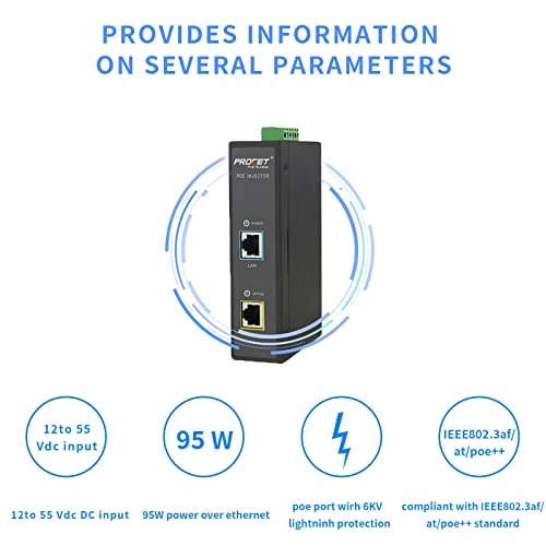 PT-PSE105GWH-E - 55V 95W single output port IEEE802.3af/at/PoE++ 10/100/1000Mbps