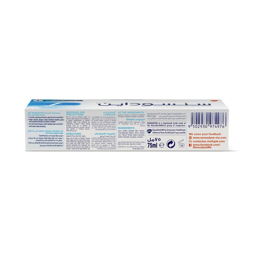 Fluoride Mint Toothpaste 75 ml
