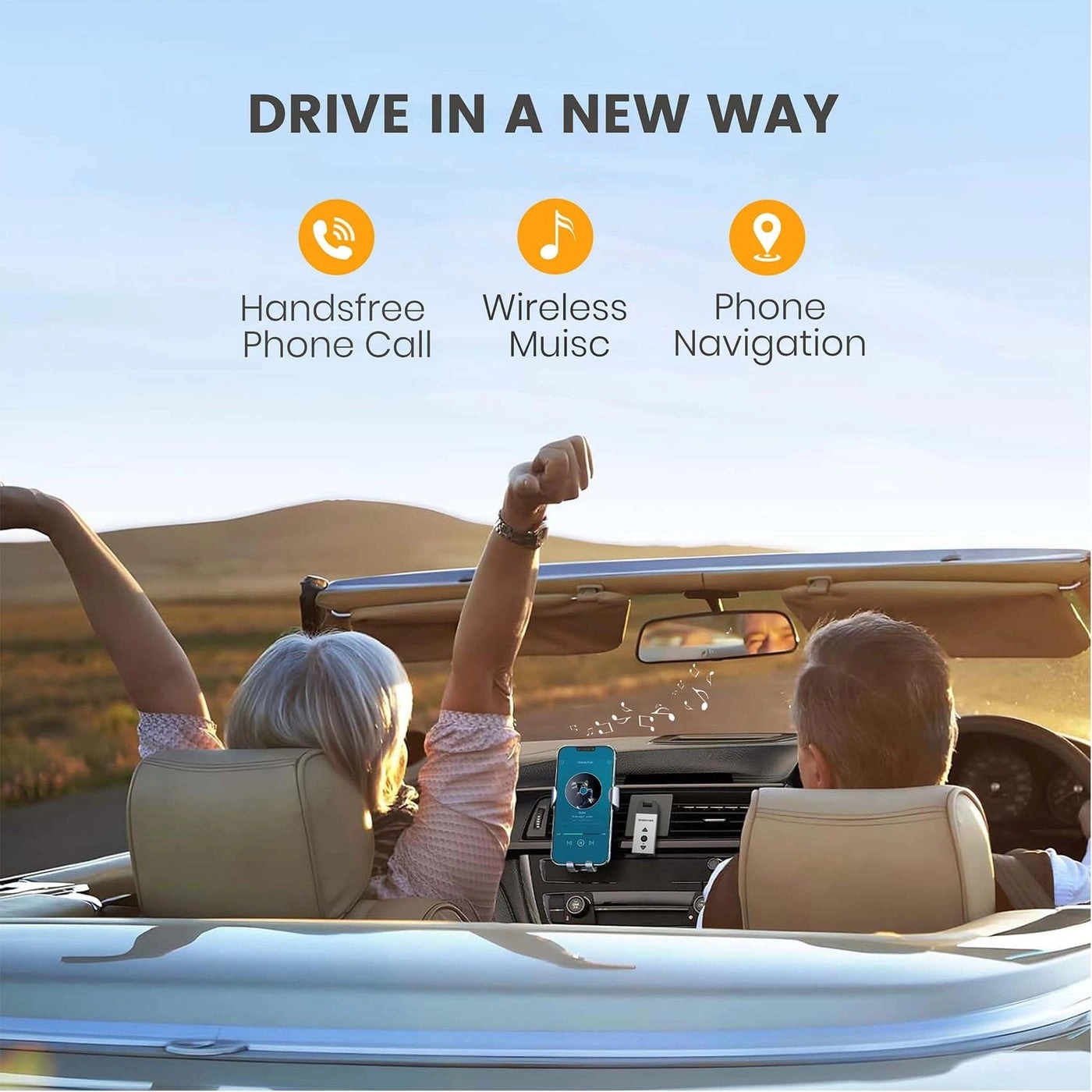 Bluetooth Aux Adapter - Bluetooth 5.2 3.5mm