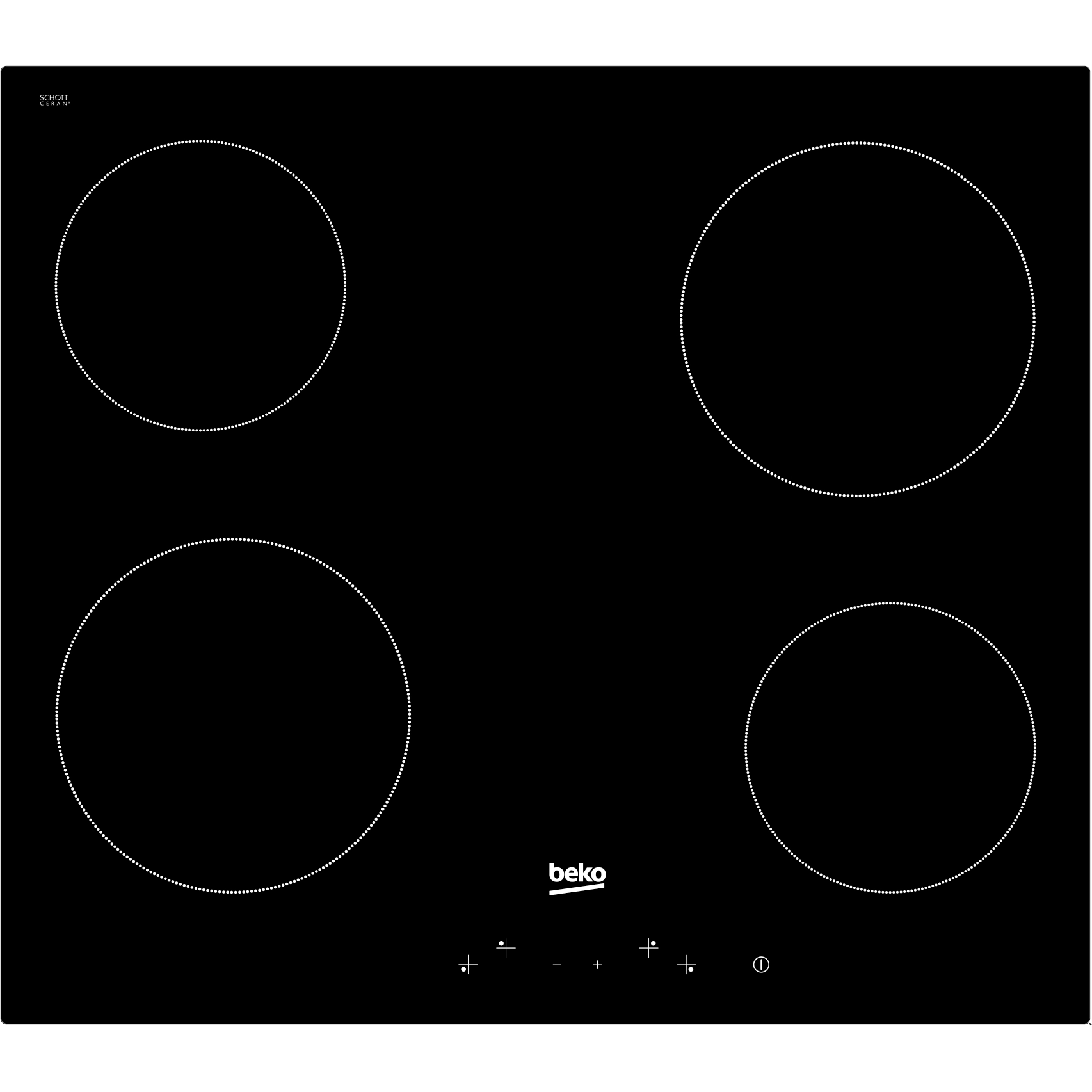 Beko HIC64400E Ceramic hob