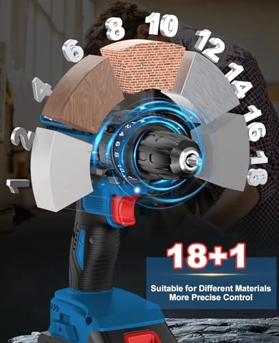 Cordless Drill Driver - 2000 Milliamp Hours