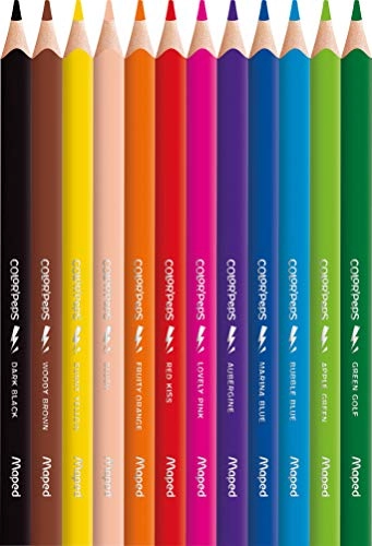 Color'Peps Strong Coloured Pencils - 12 Pcs